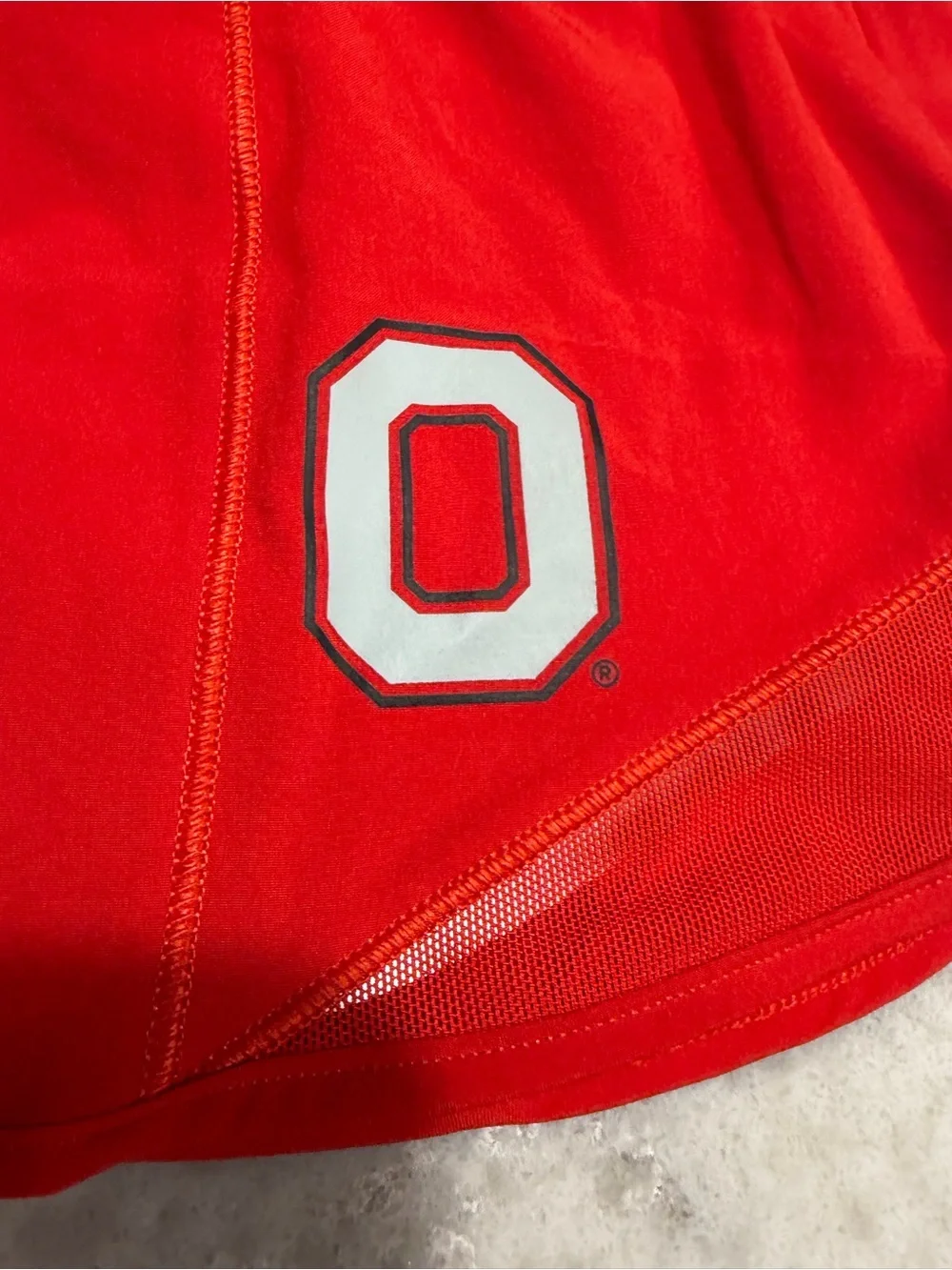 Lululemon Ohio State Buckeyes Hotty Hot Shorts - Red / Size 10